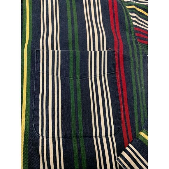 Vintage Ivy Crew Striped button down top - Picture 4 of 8